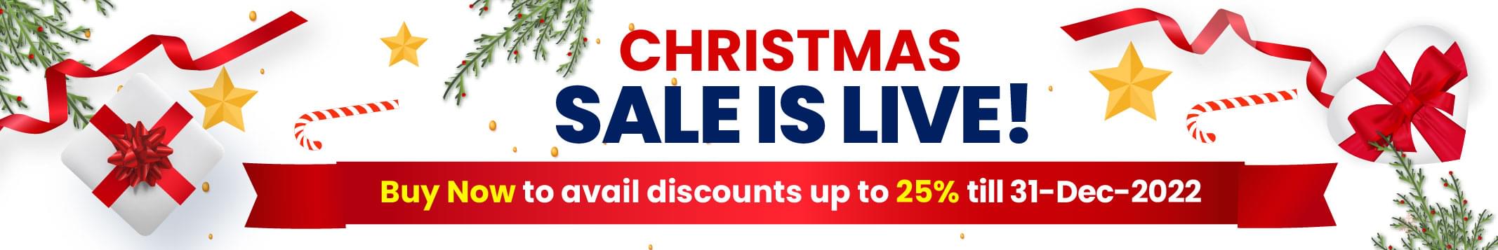 Special Christmas Offer Get Up to 25% Off Immediately