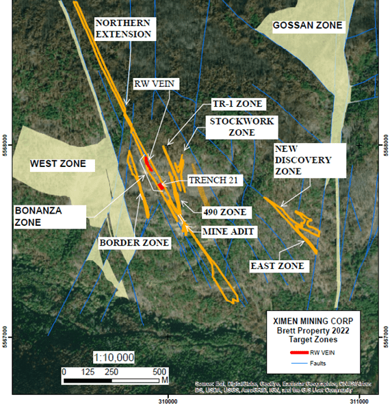 Ximen Mining Corp., Tuesday, January 10, 2023, Press release picture