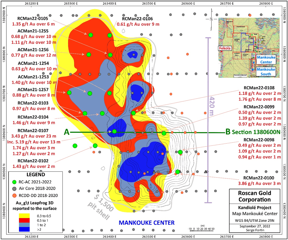 Roscan Gold Corporation, Tuesday, January 10, 2023, Press release picture