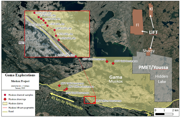 Gama Explorations Inc., Monday, January 16, 2023, Press release picture