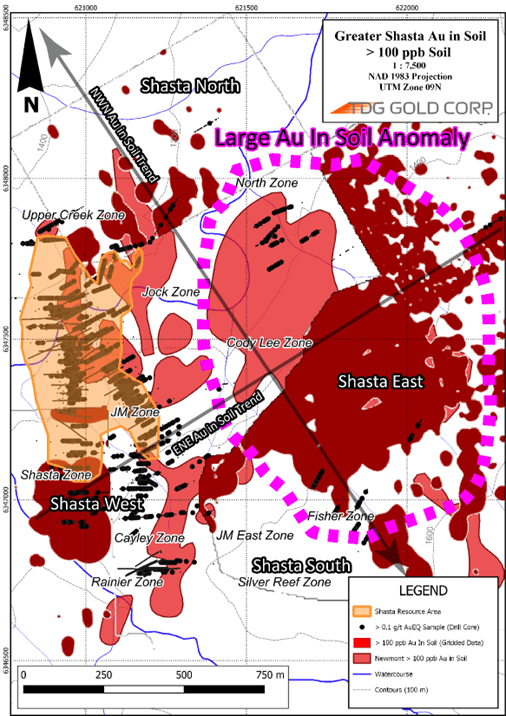 TDG Gold Corp., Tuesday, January 17, 2023, Press release picture