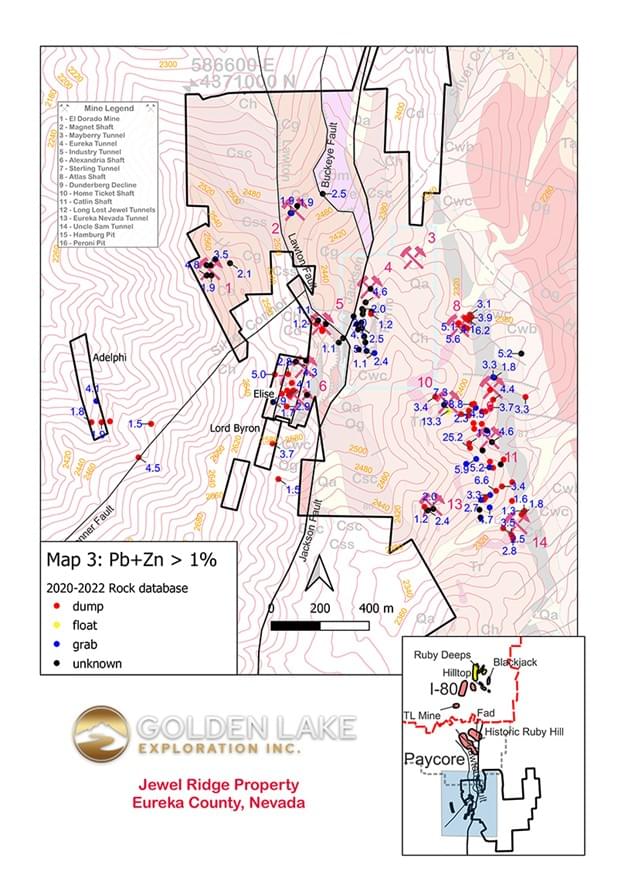 Golden Lake Exploration Inc., Thursday, January 19, 2023, Press release picture