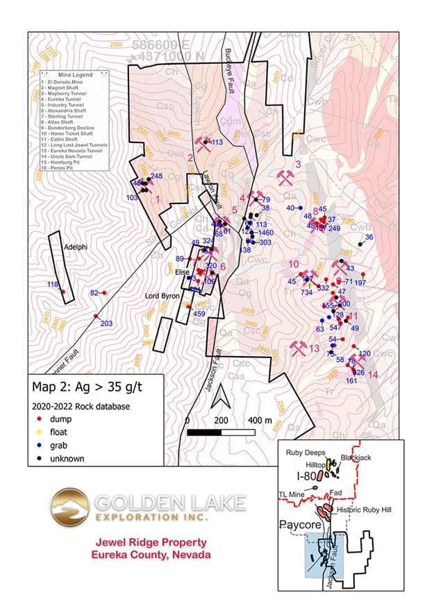 Golden Lake Exploration Inc., Thursday, January 19, 2023, Press release picture