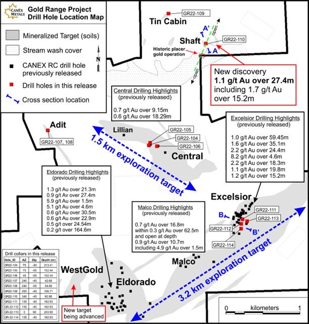 CANEX Metals Inc., Sunday, January 22, 2023, Press release picture