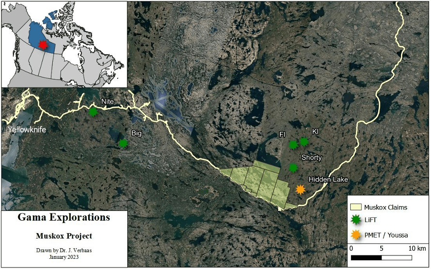 Gama Explorations Inc., Monday, January 16, 2023, Press release picture