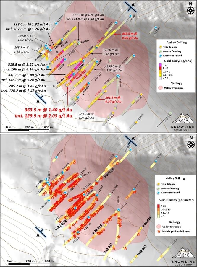 Snowline Gold Corp., Friday, February 3, 2023, Press release picture