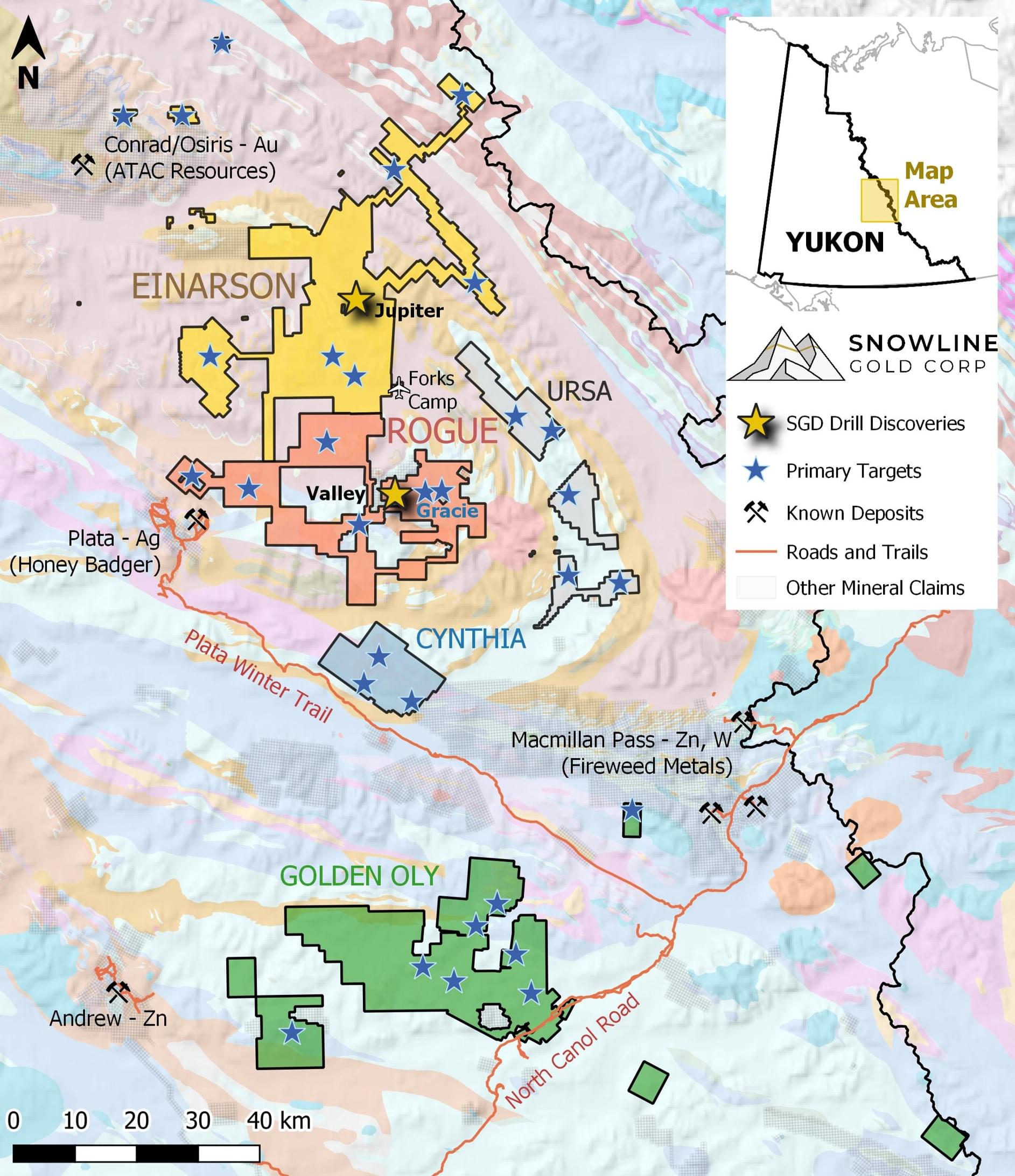 Snowline Gold Corp., Friday, February 3, 2023, Press release picture