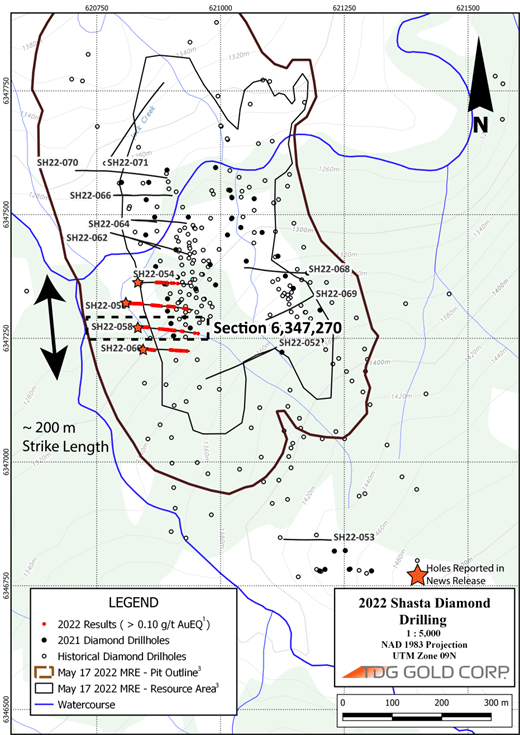 TDG Gold Corp., Tuesday, February 21, 2023, Press release picture