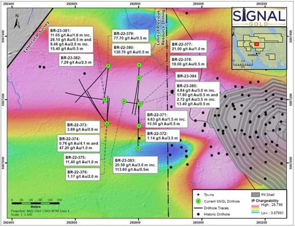 Signal Gold Inc., Thursday, February 23, 2023, Press release picture