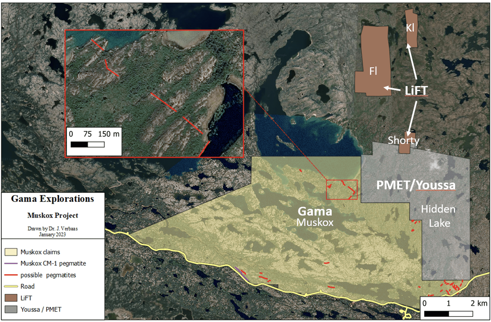 Gama Explorations Inc., Monday, February 13, 2023, Press release picture