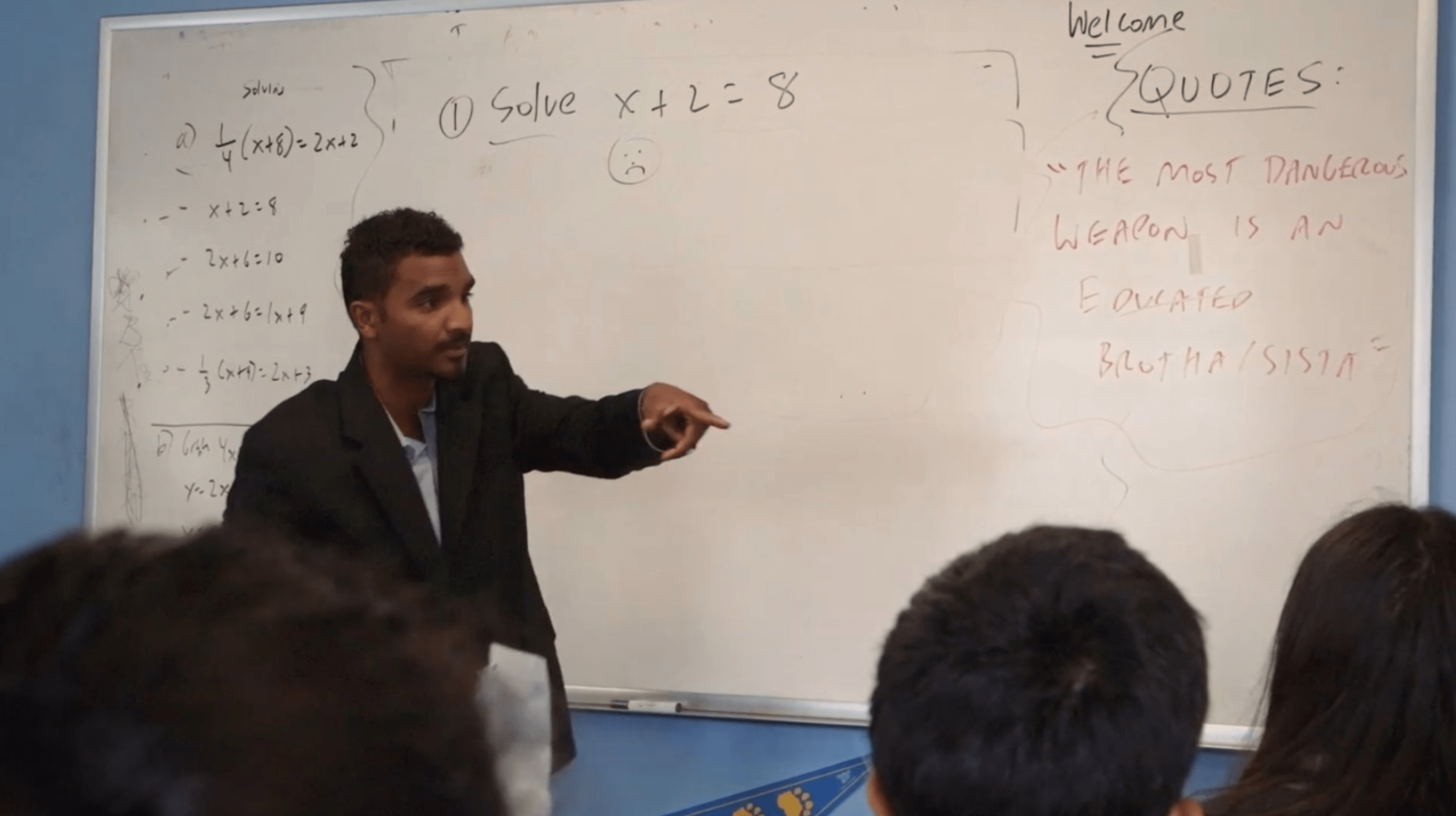 Dr. Kadhir Raja, teaching at Miracle