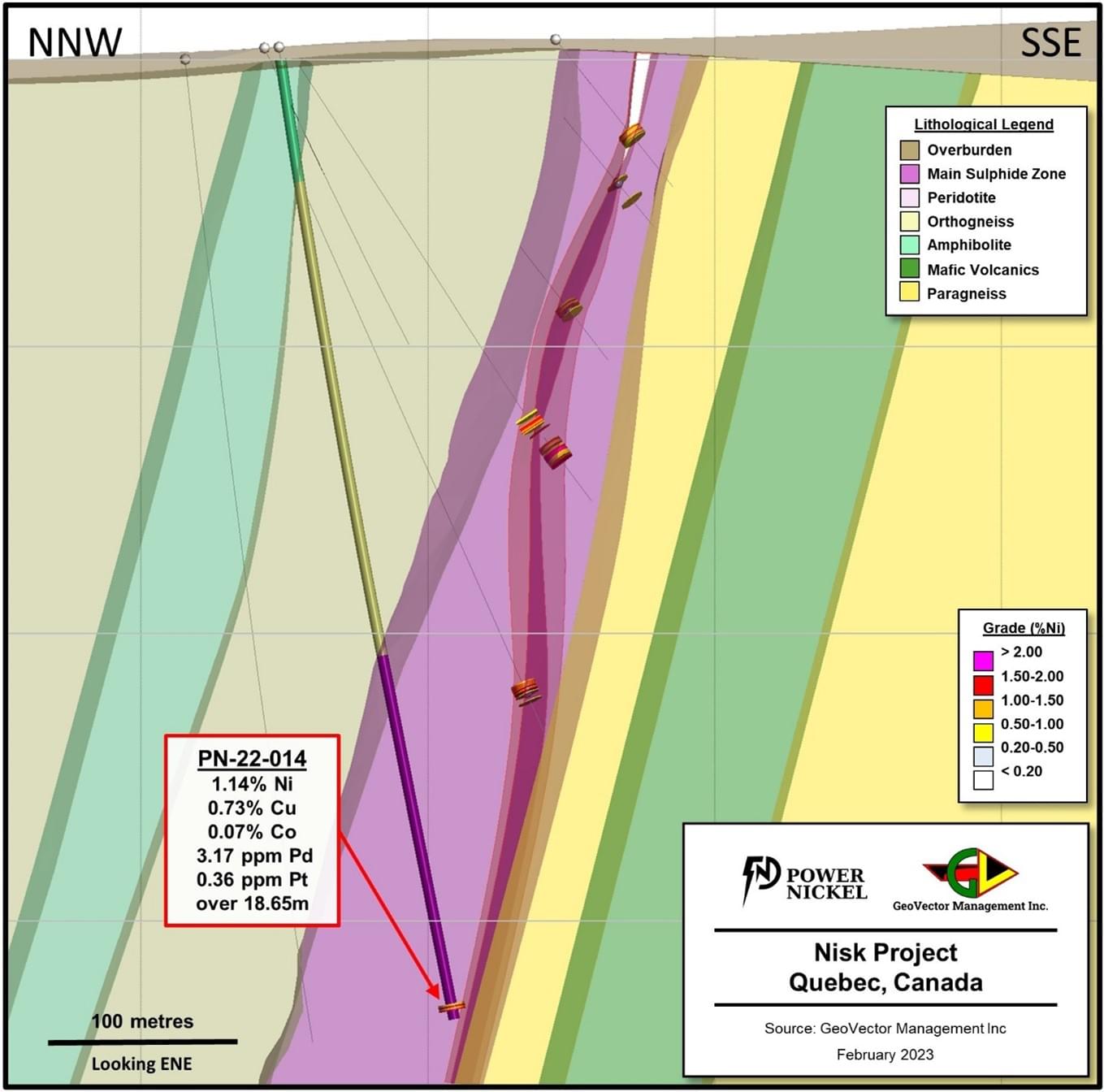 Power Nickel Inc., Tuesday, February 28, 2023, Press release picture