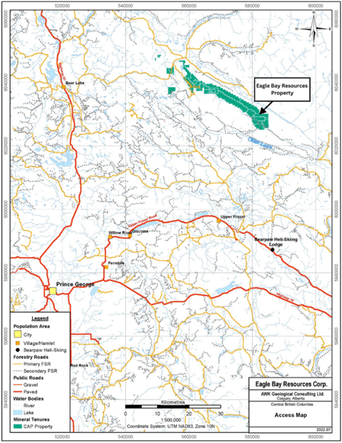 Eagle Bay Resources, Tuesday, March 14, 2023, Press release picture