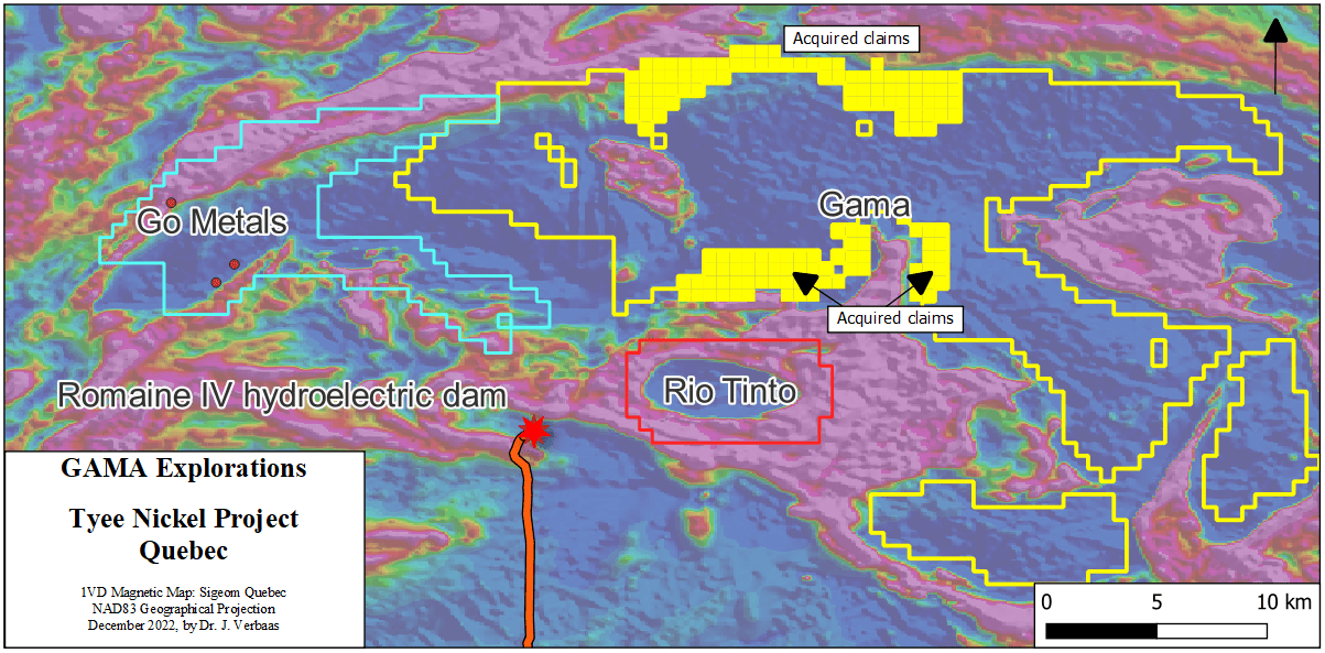 Gama Explorations Inc., Wednesday, March 15, 2023, Press release picture