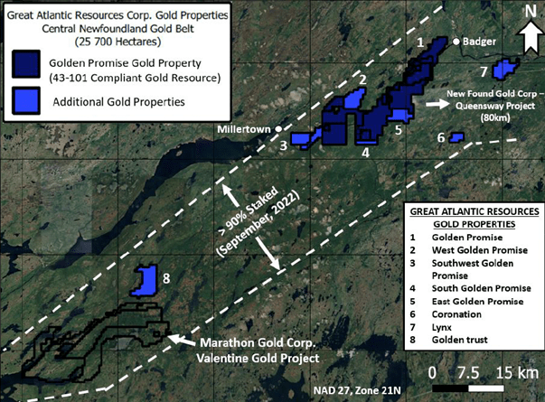 Great Atlantic Resources Corp., Tuesday, April 18, 2023, Press release picture