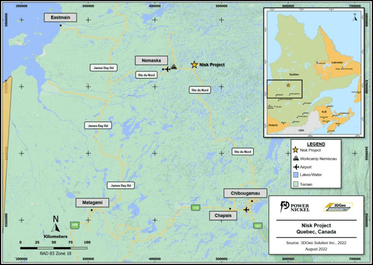 Power Nickel Inc., Tuesday, May 9, 2023, Press release picture