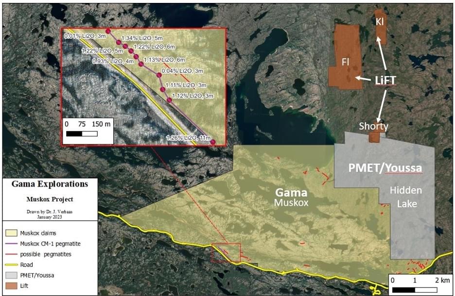 Gama Explorations Inc., Monday, May 15, 2023, Press release picture