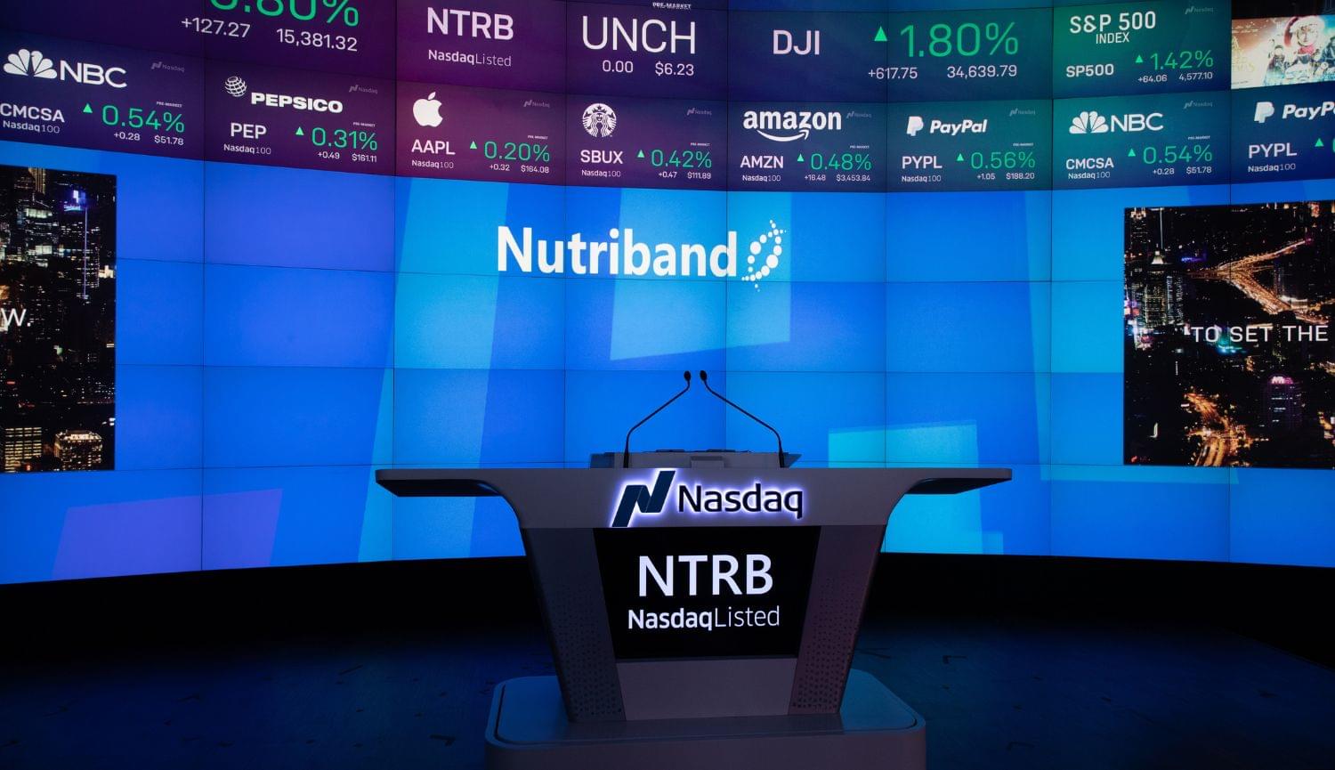 Nutriband Inc., Friday, July 14, 2023, Press release picture