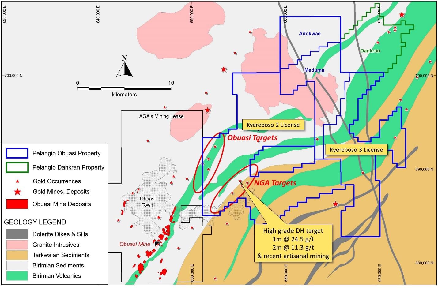 Pelangio Exploration Inc. , Monday, July 10, 2023, Press release picture