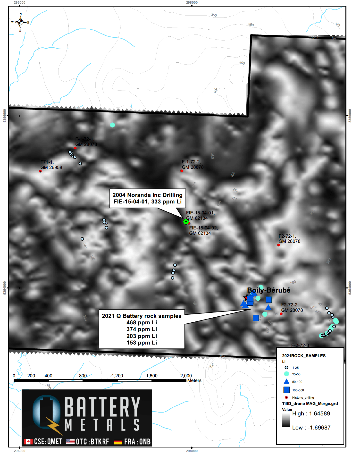 Q Battery Metals Corp., Wednesday, July 5, 2023, Press release picture