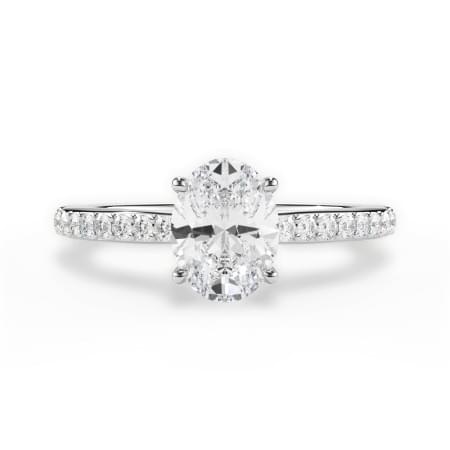 Ritani Hidden Halo Diamond Engagement Ring