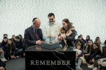 Hall of Names at the Museum of Holocaust in Porto